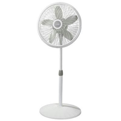 18" Pedestal Fan White