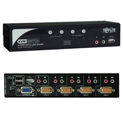 4-Port KVM Switch w Audio