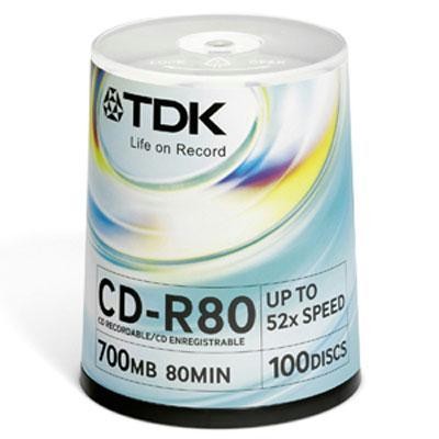 CD-R 80 min 100 Pack